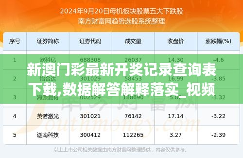 新澳六開彩開獎號碼記錄，探索與解析，新澳六開彩開獎號碼記錄解析探索