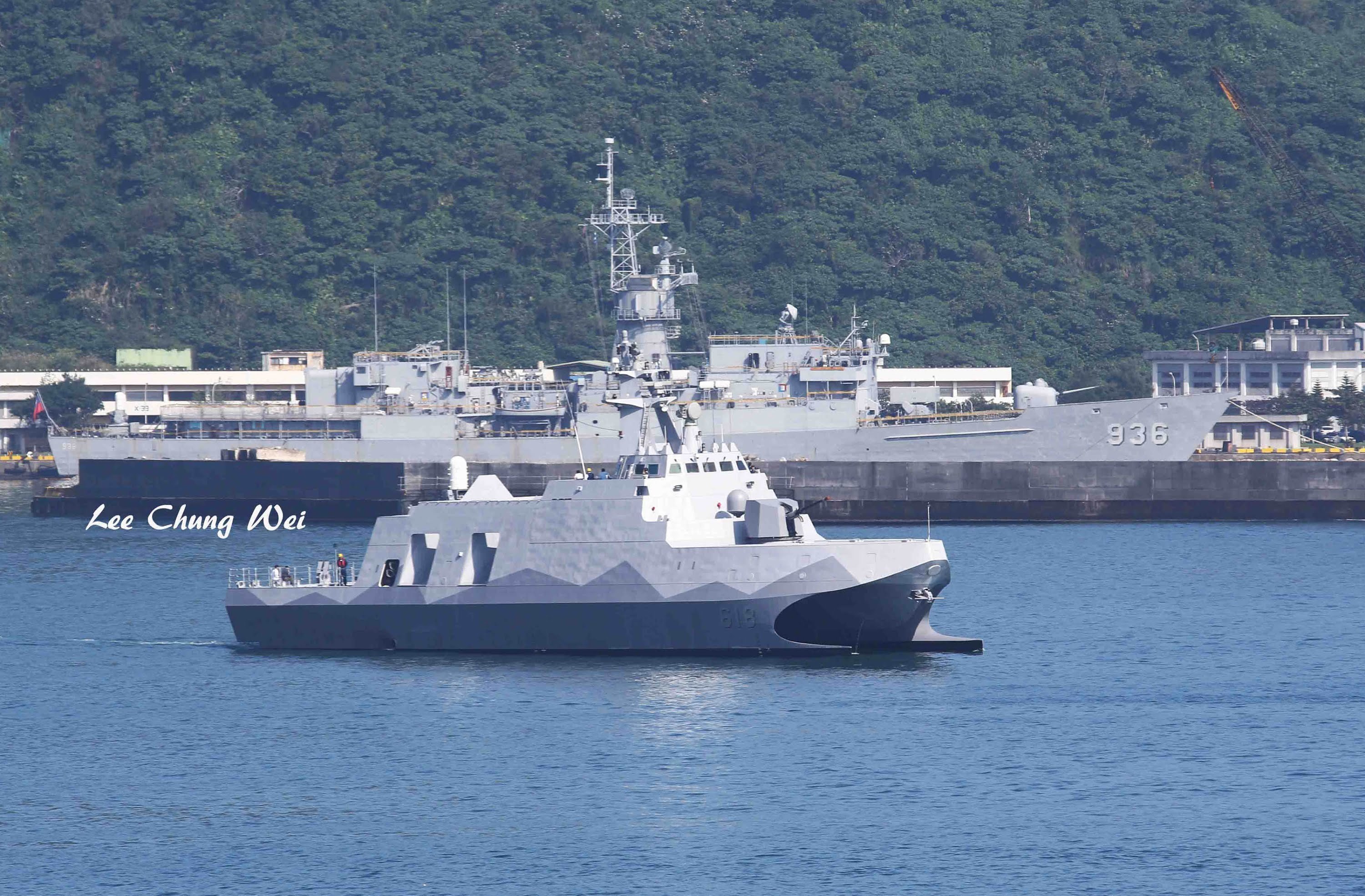 臺海軍精進(jìn)版的3艘沱江艦